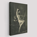 William Mortensen Lamour 1934, Amerikan Grotesk Tuval Kanvas Tablo-5283