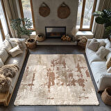 Kaymaz Taban Trend Vintage Yıkanabilir Dijital Baskı Halı