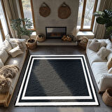 Kaymaz Taban Trend Vintage Yıkanabilir Dijital Baskı Halı