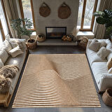 Kaymaz Taban Trend Vintage Yıkanabilir Dijital Baskı Halı