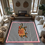 Kaymaz Taban Trend Vintage Yıkanabilir Dijital Baskı Halı