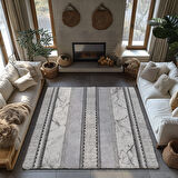 Kaymaz Taban Trend Vintage Yıkanabilir Dijital Baskı Halı