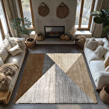 Kaymaz Taban Trend Vintage Yıkanabilir Dijital Baskı Halı