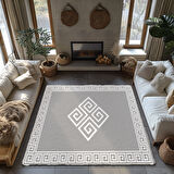 Kaymaz Taban Trend Vintage Yıkanabilir Dijital Baskı Halı