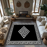 Kaymaz Taban Trend Vintage Yıkanabilir Dijital Baskı Halı