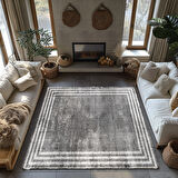 Kaymaz Taban Trend Vintage Yıkanabilir Dijital Baskı Halı