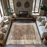 Kaymaz Taban Trend Vintage Yıkanabilir Dijital Baskı Halı