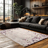 Kaymaz Taban Trend Vintage Yıkanabilir Dijital Baskı Halı