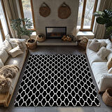 Kaymaz Taban Trend Vintage Yıkanabilir Dijital Baskı Halı