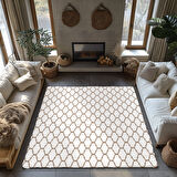 Kaymaz Taban Trend Vintage Yıkanabilir Dijital Baskı Halı