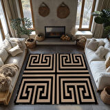 Kaymaz Taban Trend Vintage Yıkanabilir Dijital Baskı Halı