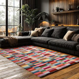 Kaymaz Taban Trend Vintage Yıkanabilir Dijital Baskı Halı