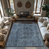 Kaymaz Taban Trend Vintage Yıkanabilir Dijital Baskı Halı