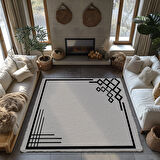 Kaymaz Taban Trend Vintage Yıkanabilir Dijital Baskı Halı