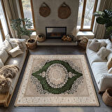 Kaymaz Taban Trend Vintage Yıkanabilir Dijital Baskı Halı