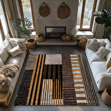 Kaymaz Taban Trend Vintage Yıkanabilir Dijital Baskı Halı