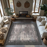Kaymaz Taban Trend Vintage Yıkanabilir Dijital Baskı Halı