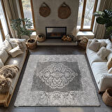 Kaymaz Taban Trend Vintage Yıkanabilir Dijital Baskı Halı
