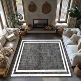 Kaymaz Taban Trend Vintage Yıkanabilir Dijital Baskı Halı