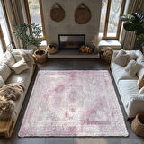 Kaymaz Taban Trend Vintage Yıkanabilir Dijital Baskı Halı