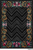 Kaymaz Taban Trend Vintage Yıkanabilir Dijital Baskı Halı