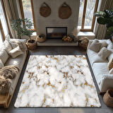 Kaymaz Taban Trend Vintage Yıkanabilir Dijital Baskı Halı