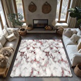 Kaymaz Taban Trend Vintage Yıkanabilir Dijital Baskı Halı