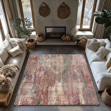 Kaymaz Taban Trend Vintage Yıkanabilir Dijital Baskı Halı
