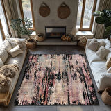Kaymaz Taban Trend Vintage Yıkanabilir Dijital Baskı Halı