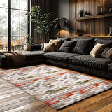 Kaymaz Taban Trend Vintage Yıkanabilir Dijital Baskı Halı