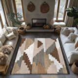 Kaymaz Taban Trend Vintage Yıkanabilir Dijital Baskı Halı