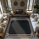 Kaymaz Taban Trend Vintage Yıkanabilir Dijital Baskı Halı