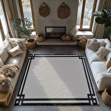 Kaymaz Taban Trend Vintage Yıkanabilir Dijital Baskı Halı