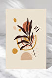 1 Parça (20x30) A4 Ebat Uv Baskı Mdf Güneş Yaprak Boho Desen Tablo Poster - One-boho-7