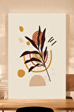 1 Parça (20x30) A4 Ebat Uv Baskı Mdf Güneş Yaprak Boho Desen Tablo Poster - One-boho-7
