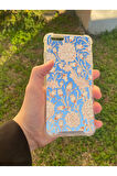 İphone 6S Plus İle Uyumlu Aynalı Lale Desenli Darbe Kamera Korumalı Silikon Telefon Kılıfı