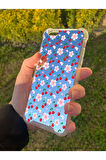 İphone 6S Plus İle Uyumlu Aynalı Kiraz Desenli Darbe Kamera Korumalı Silikon Telefon Kılıfı