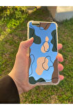 İphone 6S Plus İle Uyumlu Aynalı Dalga Desenli Darbe Kamera Korumalı Silikon Telefon Kılıfı