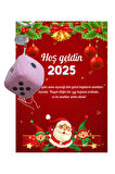 Yeni Yıl Noel Baba Kart Üzerinde Anahtarlık Zar Model ( Kişiye Özel İsim Yazılabilir. )