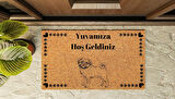 Kapı Önü Paspası Özel Tasarım Koko Model Pug PK-1579