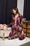 Rahat ve Şık Kadın Pijama - Karışık Desenli