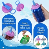 Sunup SN-29911 Kutulu İçecekler İçin Pipetli İçecek Kapağı