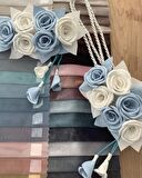 Ege’nin Atölyesinden Yan Bağlama Çiçek , Broçöl , Çiçek Broçöl , 2 Adet 12 Gül