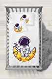 Silikon Yorganlı Bebek Uyku Seti ( Dk001 Seri ) - Astronot Çocukcuk