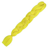 Örgülük Saç Tek Renk Sarı ( 100 Gr )