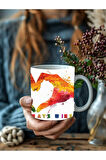 Kalp Rengarenk Eller Şeklinde Tam Boy 3 Boyutlu Tasarım Seramik Kupa Mug - Hediyelik Kupa