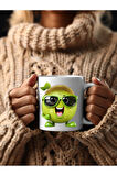 Meyve Emoji Şeklinde 3 Boyutlu Tasarım Seramik Kupa Mug - Hediyelik Kupa Bardak