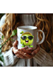Meyve Emoji Şeklinde 3 Boyutlu Tasarım Seramik Kupa Mug - Hediyelik Kupa Bardak