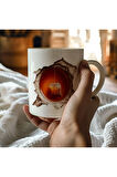 Sallama Çay Baskılı 3D Tasarım Seramik Kupa Mug - Hediyelik Kupa Bardak