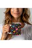 Nakış Baskılı 3D Tasarım Seramik Kupa Mug - Hediyelik Kupa Bardak